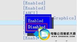 选择“disabled” win10系统联想笔记本开机提示pxe-mof:exiting pxe rom的图文步骤