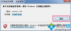 Աwin7ʾ޷֤windowsѾֹ